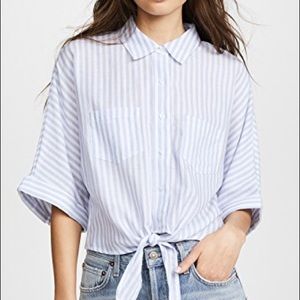 Cupcakes and Cashmere Tie Waist Crop